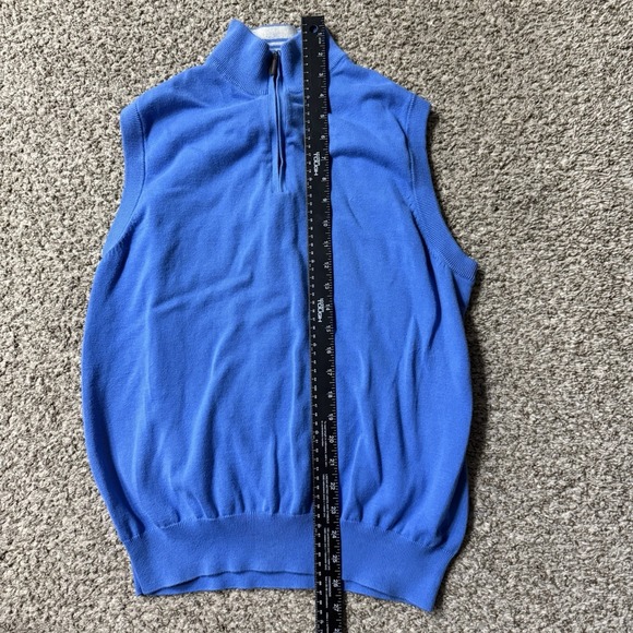 Ben Hogan Other - Ben Hogan Vintage Embroidered Vest Blue 100 Percent Cotton Golf Small